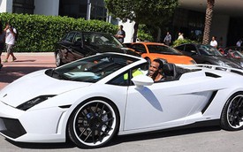 Nam ca sỹ Craig David tậu siêu xe Lamborghini mui trần trắng muốt