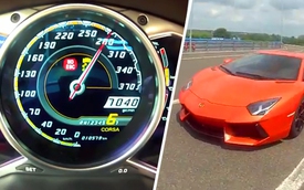 Video: Vi vu 285 km/h cùng Lamborghini LP700-4 Aventador