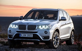 BMW X3 2015: Diện mạo mới "điển trai" hơn