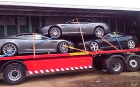 Siêu xe Aston Martin bị đối xử như phế liệu