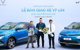 Lô xe ô tô điện VinFast VF e34 đầu tiên chạy dịch vụ tại Hoà Bình