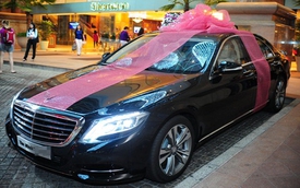 Thu Minh được chồng tặng Mercedes S500 giá 7 tỉ đồng