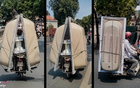 Những hình ảnh về xe máy ở Việt Nam khiến người nước ngoài kinh ngạc