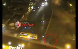 Video ghi lại vụ tai nạn tại ngã tư Tây Sơn - Chùa Bộc khiến thanh niên chết thảm