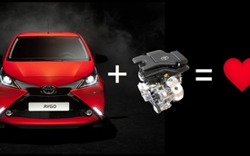 Toyota Aygo 2014: 4,1 lít xăng cho 100km đường