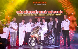 Honda Việt Nam đón xe máy thứ 15 triệu