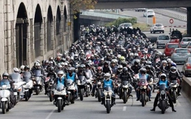 Hàng chục nghìn biker Pháp biểu tình chống luật về tốc độ