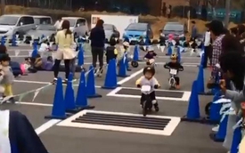 Ngộ nghĩnh giải đua xe "nhí" ở Nhật Bản
