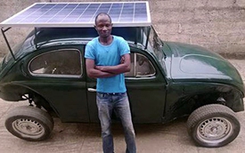 Chàng sinh viên tự chế tạo xe điện với chỉ 7.000 USD