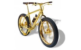 Xe đạp "siêu sang" bọc vàng 24 karat đắt nhất thế giới