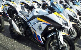 Đến lượt cảnh sát Malaysia "khoe" dàn môtô tuần tra mới