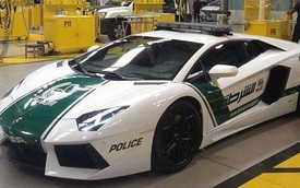 Lamborghini Aventador được dùng làm xe cảnh sát