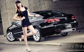 Người đẹp xứ Đài khoe chân dài cùng Volkswagen