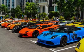 Dàn xe Lamborghini đầy màu sắc tại Kuala Lumpur