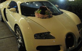 "Ông hoàng" Bugatti Veyron cũng làm xe hoa