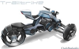 Trailbike - Xe 3 bánh lạ của "cha đẻ" Can-Am Spyder
