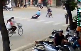 Tai nạn xe máy Việt Nam lên "báo Tây"