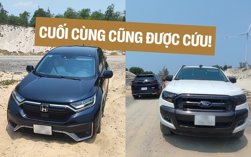 Chủ xe Honda CR-V kể lại khoảnh khắc bị lún cát ở Quảng Bình giữa trưa nắng: 'Vẫy cứu hộ phải có mẹo, nếu không dễ bị bỏ rơi'
