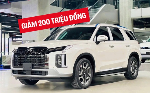 Hyundai Palisade tiếp tục ưu đãi ‘khủng’: Giảm 200 triệu tiền mặt, xuống cạnh tranh với Everest, Fortuner