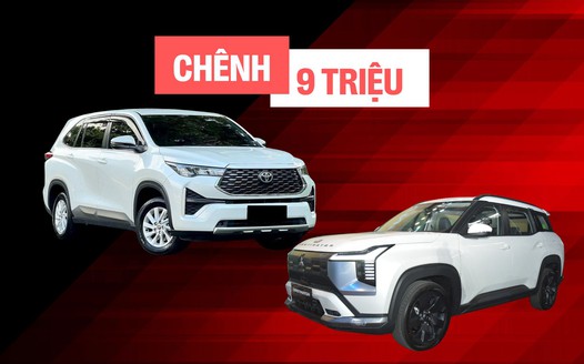 Cùng giá tầm 730 triệu đồng lấy Mitsubishi Destinator hay Toyota Innova Cross đều bản rẻ nhất: 7 chỗ, cùng cỡ, nhưng khác rõ ở tiện nghi và vận hành