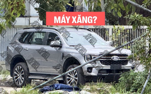 Lộ ảnh Ford Everest 'lạ' tại Việt Nam: Dễ dùng máy xăng khác hoàn toàn xe trên thị trường, bản Platinum nhưng nhiều trang bị chưa từng có