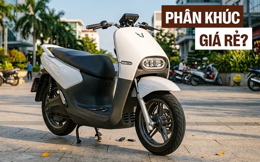 Lộ thiết kế xe máy điện VinFast mới lạ: Dáng thể thao hiện đại, ghi đông trần, động cơ gắn liền bánh