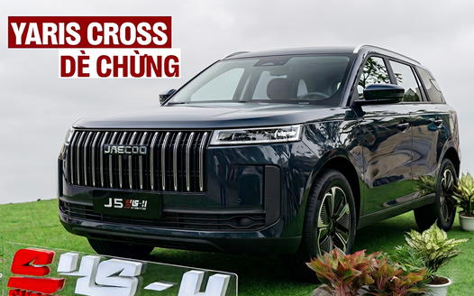 Ảnh thực tế Jaecoo J5 hybrid lắp ráp tại Việt Nam: Mạnh hơn hẳn Yaris Cross, HR-V, 18 tính năng ADAS, đầy bình chạy gần 1.000km