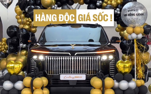 Cận cảnh VinFast Lạc Hồng 900 LX đầu tiên giao cho khách Việt, giá đồn đoán khoảng 5 tỷ đồng