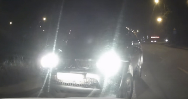 What is the penalty for turning on the headlights improperly?