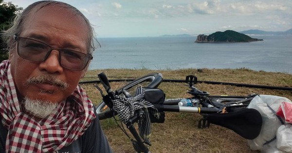 Nhà du khảo 61 tuổi một mình đạp xe 1.800km từ Bắc vào Nam: 