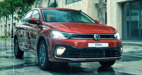  Volkswagen Virtus lanza el sedán de clase B de Vietnam pero cuesta casi mil millones de dong, igual que Camry y Mazda6