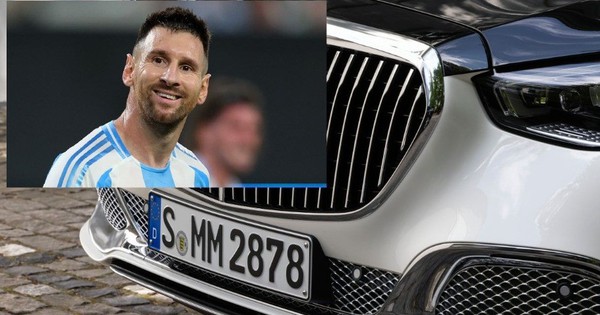 Lionel Messi gây chú ý khi lái Mercedes-Maybach 6,5 tỷ đồng tại Mỹ