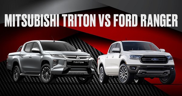 So kè Mitsubishi Triton vs Ford Ranger: Vận hành đấu tiện nghi