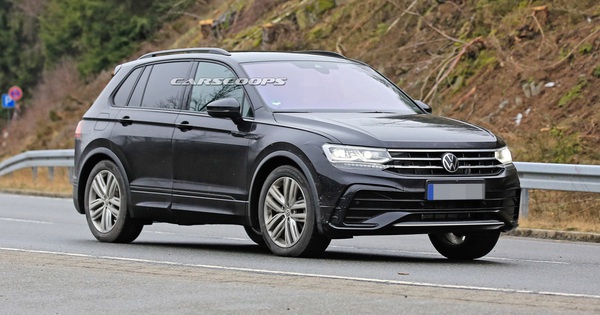 volkswagen tiguan 2020 lộ diện trần trụi đe doạ honda crv