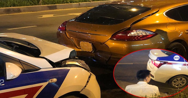 Taxi tông móp siêu xe tiền tỷ, hình ảnh tài xế bên vệ đường khiến tất ...