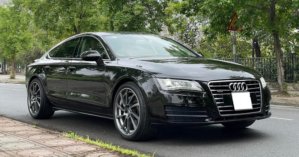 After 9 years, the Audi A7 Sportback has depreciated by 35 gold trees compared to its listed price in 2013