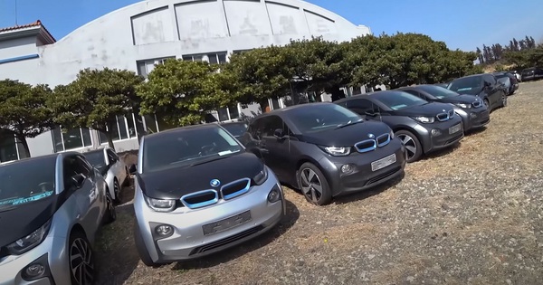 Dozens of BMW i3s were dumped and damaged mercilessly