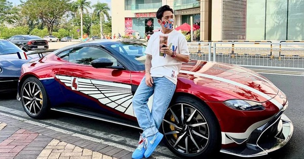 After watching the new super car with Nguyen Quoc Cuong, Minh Plastic sold the Aston Martin V8 Vantage with a beautiful sea even though it was less than 500 km away