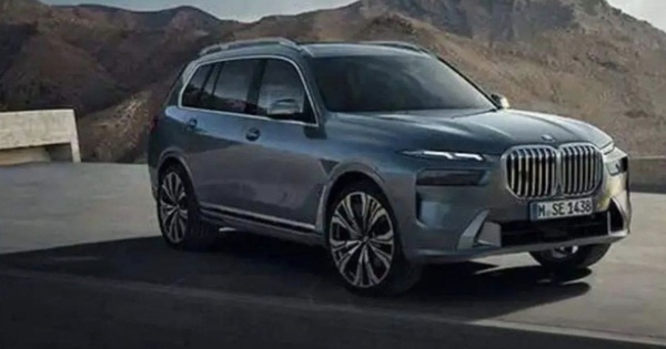 BMW X7 2023 suddenly appeared with a headlight arrangement similar to VinFast Lux SA2.0 and Hyundai Santa Fe