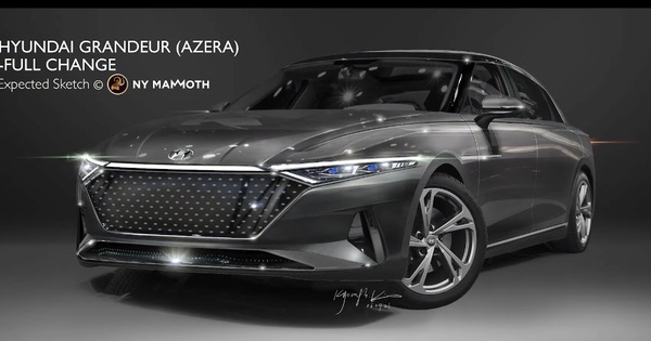 Hyundai Azera/Grandeur revealed the design that will be used to compete with Mercedes-Benz S-Class