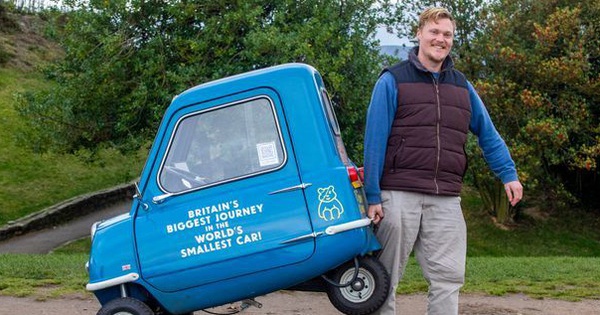 The man who owns the smallest car in the UK, reveals the shocking cost of gas