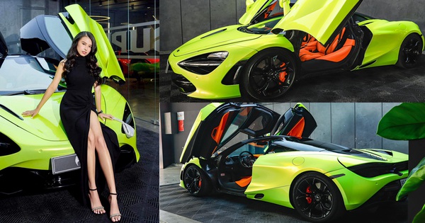The “boss” of fine art processing “shows off” receiving the McLaren 720S after a few days of closing the order, the car’s exterior is what attracts the most attention.