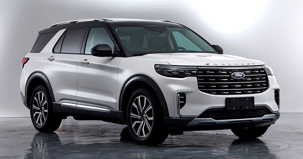 The scarcity of Ford Explorer in Vietnam has not ended, this model has revealed an upgraded version in China