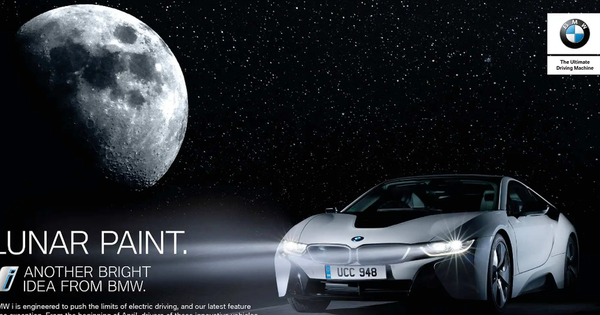 BMW launched a car paint that can be charged by moonlight?