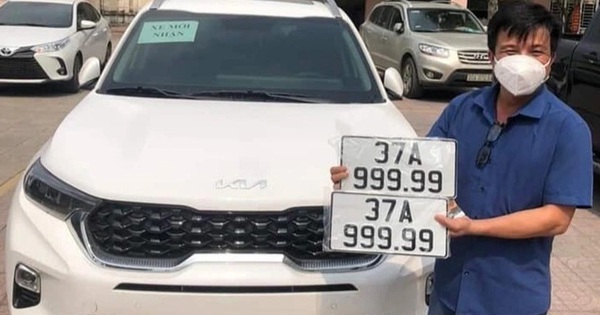 The Ministry of Public Security proposes to auction car number plates, people will be able to own a beautiful plate according to their preferences, sell cars and keep the license plate.