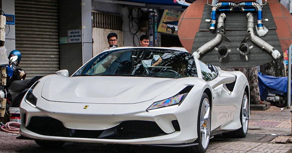 The only white Ferrari F8 Spider in Vietnam upgraded a limited edition detail, the estimated price is hundreds of millions of dong