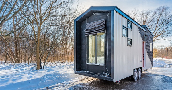 Mobile home is like a container but causes a fever thanks to the interior that is no different from a luxury hotel