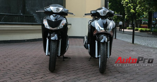 Honda SH 2011 Italia và SH 2012 Việt Một thương hiệu nhưng nhiều khác biệt