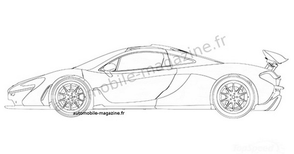 Lộ bản vẽ bằng sáng chế của McLaren P1