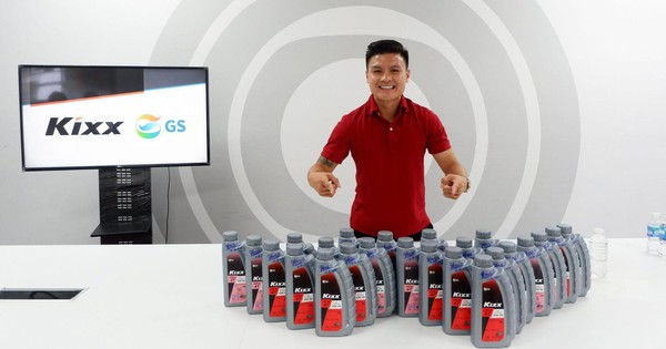 Quang Hai officially continues to be the brand ambassador of Kixx lubricants